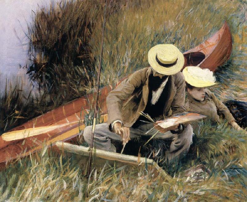 John Singer Sargent An out-of-Door Study